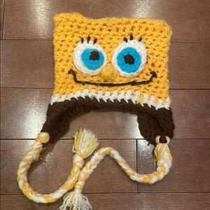 Handmade Crochet SpongeBob Hat